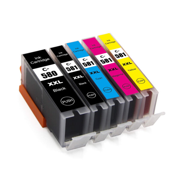 Canon 580/580XXL 5-Set High-Yield Ink Cartridge